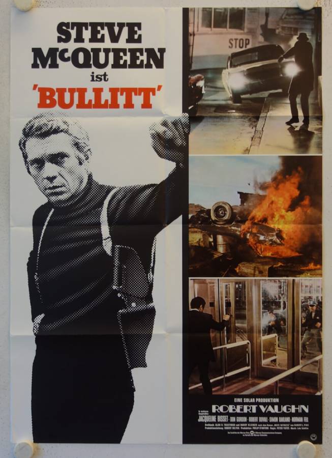 Bullitt re-release german movie poster
